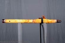 Yellow Cedar Burl Native American Flute, Minor, Mid B-4, #K18K (8)